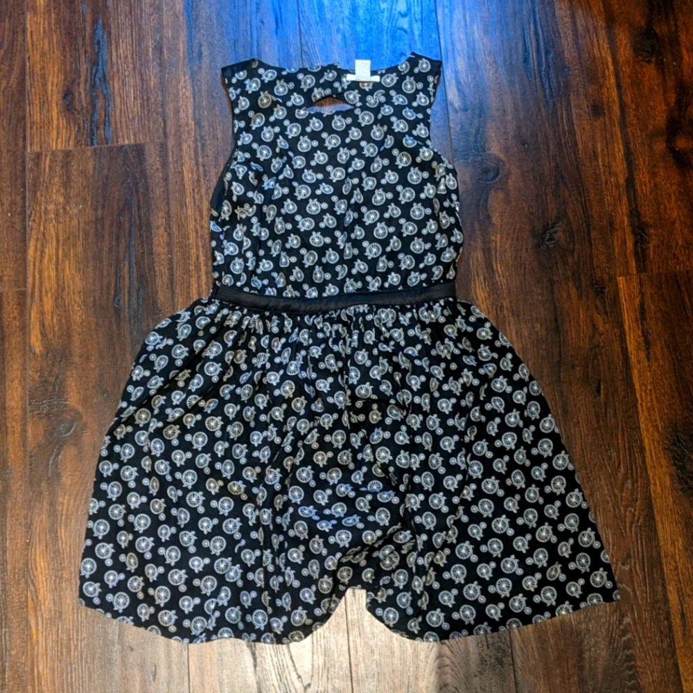 Whimsical Penny farthing  Dress